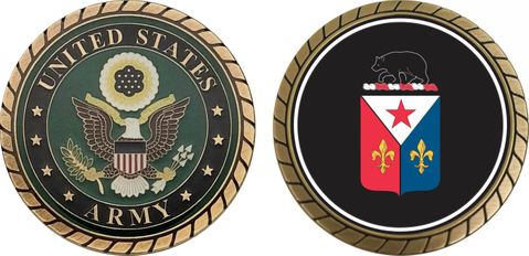 U.S. Army 6th Air Defense Artillery Battalion Challenge Coin