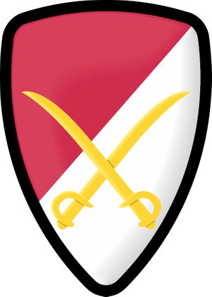 6th Cavalry Brigade Patch Vinyl Transfer Decal