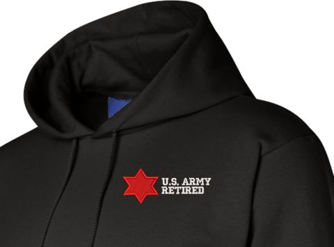 6th Infantry Division Retired Hoodie