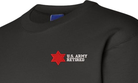 6th Infantry Division Retired Sweatshirt