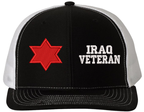 6th Infantry Iraq Veteran Split Cap