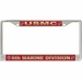 6th Marine Division License Plate Frame