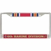 6th Marine Division WW2 Veteran License Plate Frame