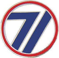 71ST INFANTRY DIVISION LAPEL PIN