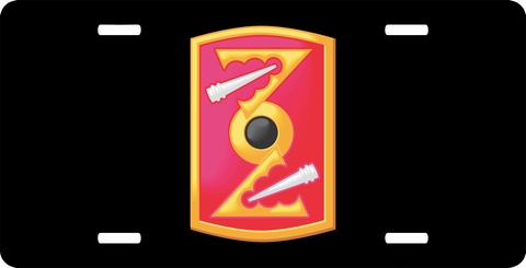 72nd Field Artillery Brigade License Plate