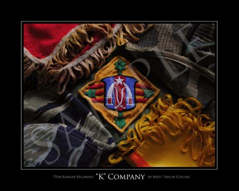 75th Ranger Regiment - K Company - Giclee Print