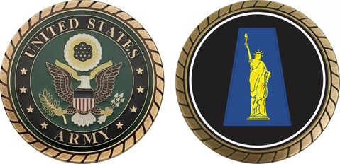 U.S. Army 77th Regional Support Command Patch Challenge Coin