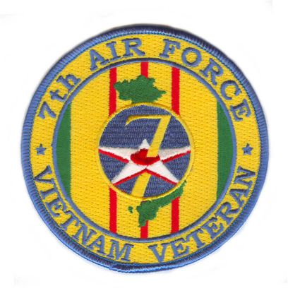 7th Air Force Vietnam Veteran Patch