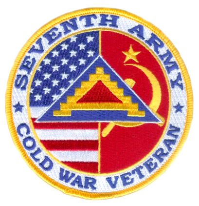 7th Army Cold War Veteran 4" Patch