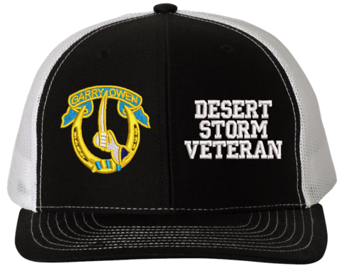 7th Cavalry Desert Storm Veteran Split Cap