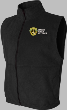 7th Cavalry Regiment Desert Storm Veteran Full-Zip Fleece Vest