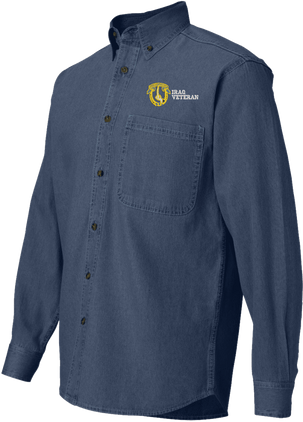 7th Cavalry Regiment Iraq Veteran Denim Shirt
