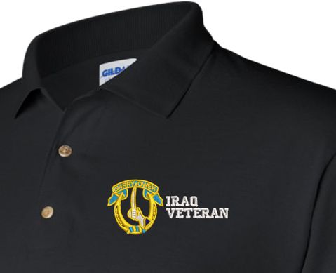 7th Cavalry Regiment Iraq Veteran Polo