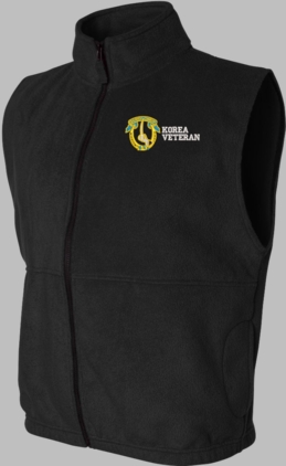 7th Cavalry Regiment Korea Veteran Full-Zip Fleece Vest
