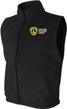 7th Cavalry Regiment United States Army Full-Zip Fleece Vest