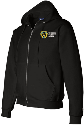 7th Cavalry Regiment United States Army Zippered Hoodie
