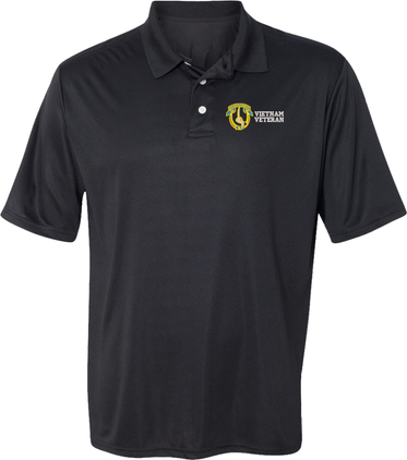 7th Cavalry Regiment Vietnam Veteran Moisture Wicking Polo