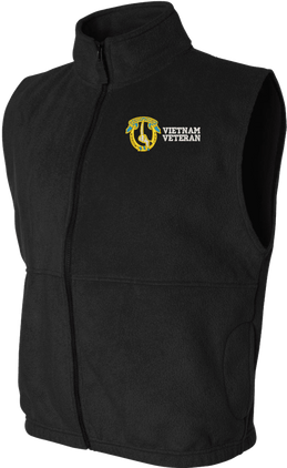 7th Cavalry Regiment Vietnam Veteran Full-Zip Fleece Vest