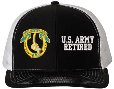 7th Cavalry U.S. Army Retired Split Cap