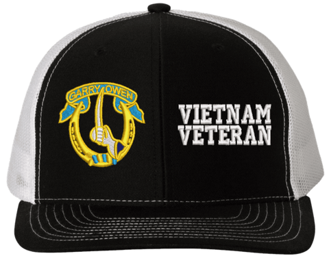 7th Cavalry Vietnam Veteran Split Cap