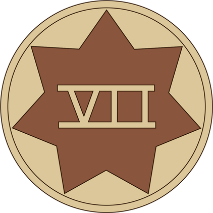 7th Corps Desert Camo Decal