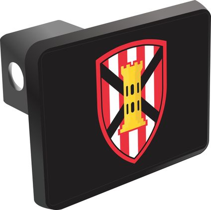 7th Engineer Brigade Patch Hitch Cover