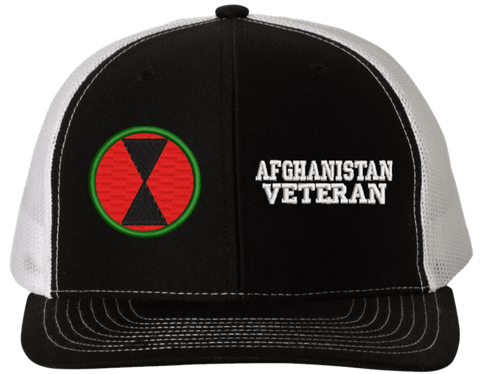 7th Infantry Afghanistan Veteran Split Cap