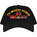 7th Infantry Division Afghanistan Veteran Embroidered Cap with Ribbons