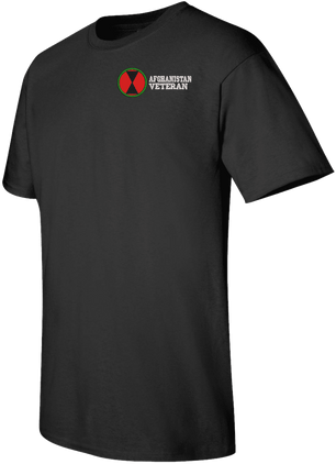 7th Infantry Division Afghanistan Veteran T-Shirt