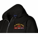 7th Infantry Division Afghanistan Veteran with Ribbons Embroidered Zippered Hoodie