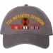 7th Infantry Division Afghanistan Veteran with Ribbons Unstructured Dad Cap