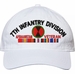 7th Infantry Division Afghanistan Veteran with Ribbons Unstructured Dad Cap