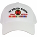 7th Infantry Division Iraq Veteran Embroidered Cap with Ribbons