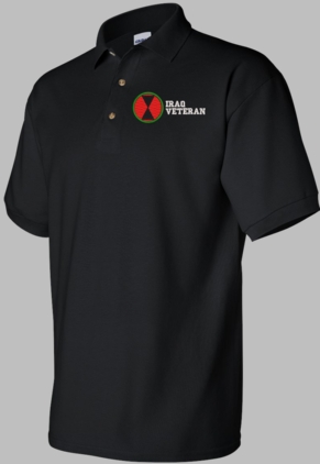 7th Infantry Division Iraq Veteran Polo