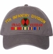 7th Infantry Division Iraq Veteran with Ribbons Unstructured Dad Cap