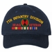 7th Infantry Division Iraq Veteran with Ribbons Unstructured Dad Cap