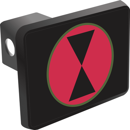 7th Infantry Division Trailer Hitch Cover