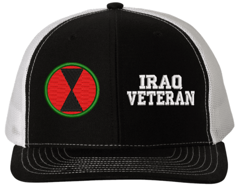7th Infantry Iraq Veteran Split Cap
