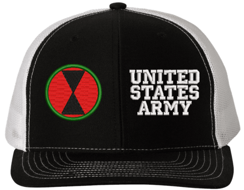 7th Infantry United States Army Split Cap