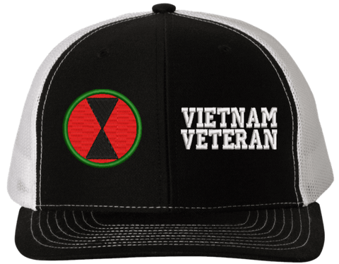 7th Infantry Vietnam Veteran Split Cap