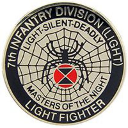 7th Light Infantry Lapel Pin