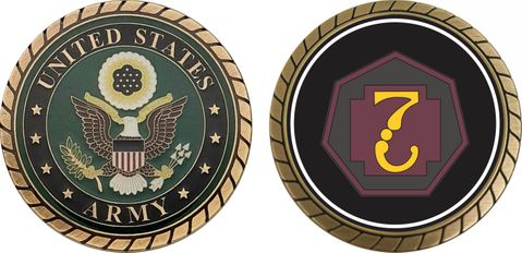 U.S. Army 7th Medical Command Challenge Coin