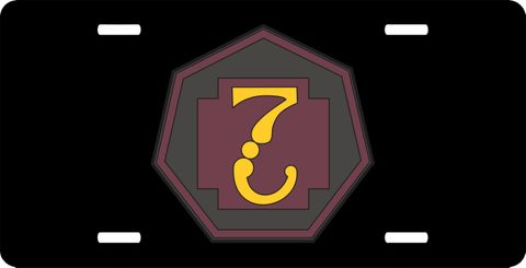 7th Medical Command License Plate