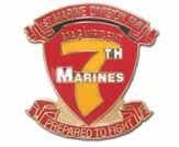 7TH REGIMENT LAPEL PIN