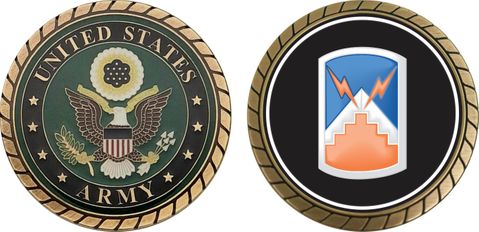 U.S. Army 7th Signal Brigade Patch Challenge Coin