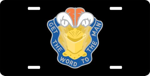 7th Signal Brigade Unit CrestLicense Plate