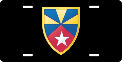 7th Support Command License Plate