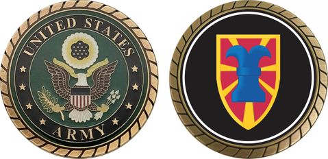 U.S. Army 7th Transportation Command Patch Challenge Coin