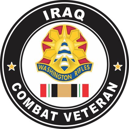81st Armored Brigade Iraq Combat Veteran Decal
