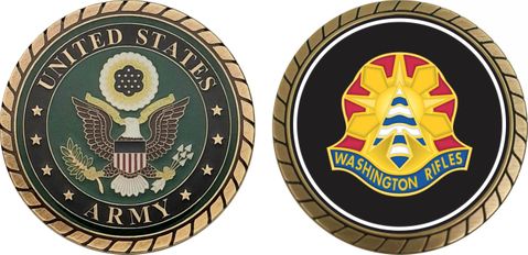 U.S. Army 81st Infantry Brigade Unit Crest Challenge Coin